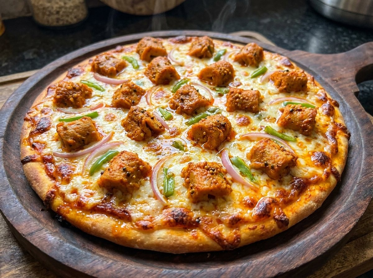 Achari Chaap Pizza