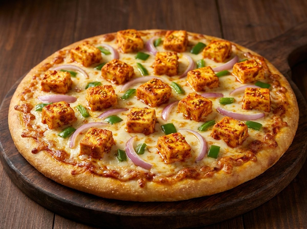 Achari Paneer Pizza