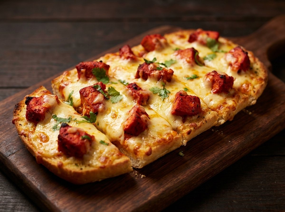 Tandoori Chicken Garlic Bread