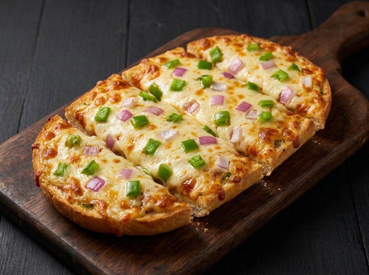 Veggie Garlic Bread